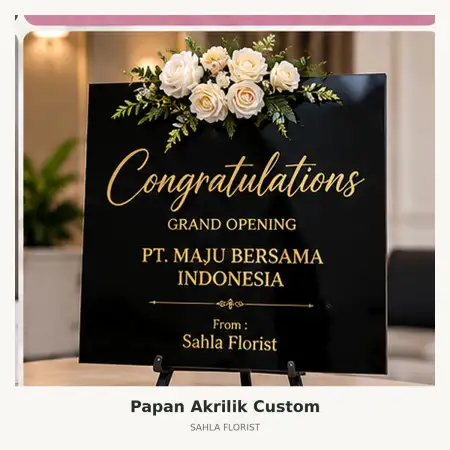 Papan Bunga Akrilik Rs Bethesda Yogyakarta